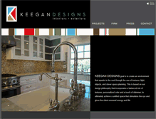 Tablet Screenshot of keegandesigns.com